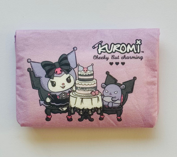 کیف دستمال جیبی پارچه ای طرح کرومی Kuromi در 4 طرح متفاوت